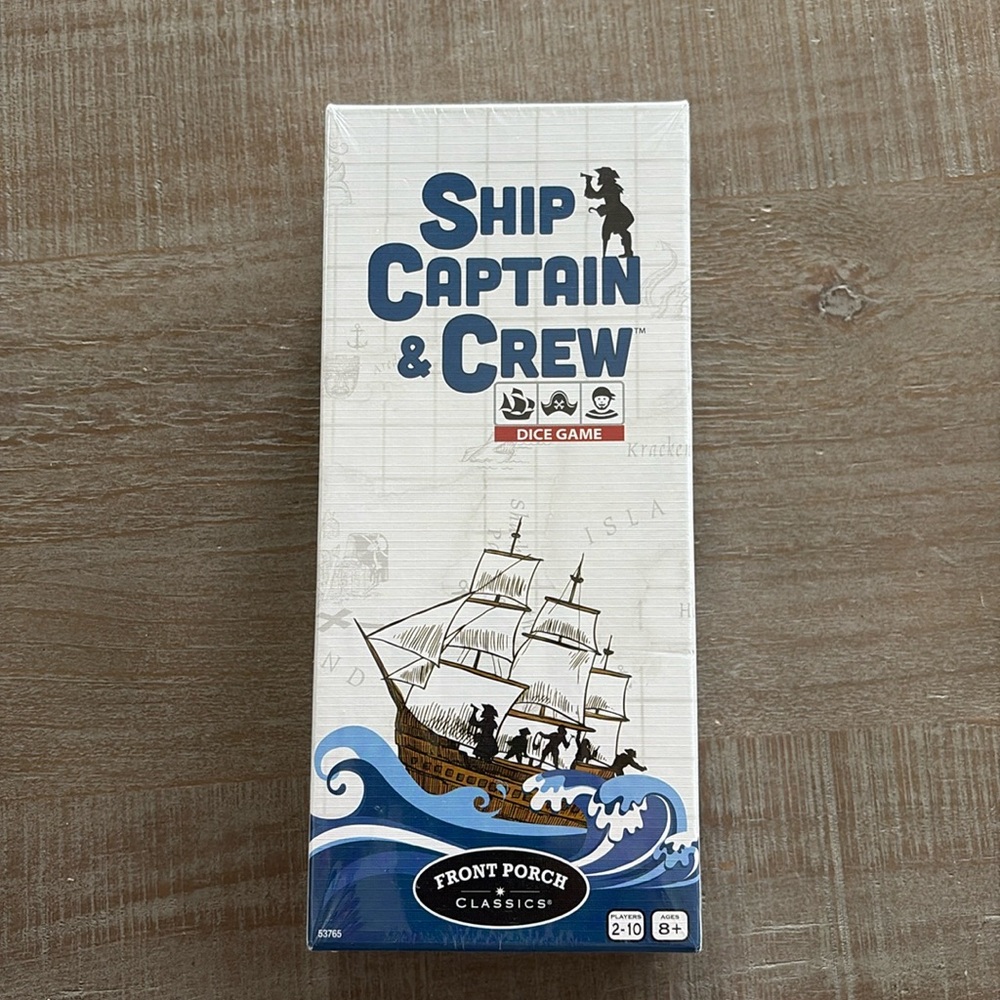 Vintage 2018 Ship Captain & Crew Dice Game Brand new in box, never opened
